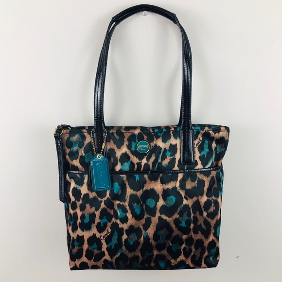 coach ocelot tote